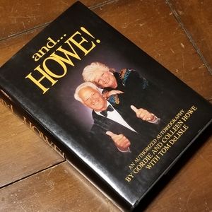 Signed Autobiography "and...HOWE" Gordie Howe